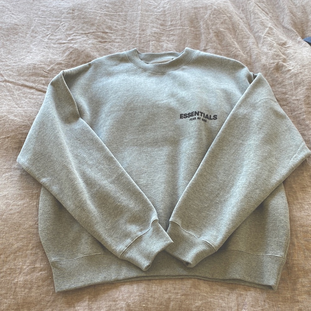 Essentials women grey sweatshirt